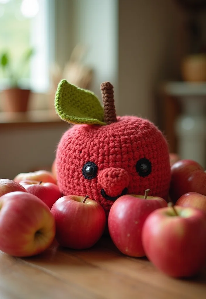Friendly Guide to Crochet Plushies Pattern Free with 20 Cute Craft Inspirations - 7. Sweet Apple