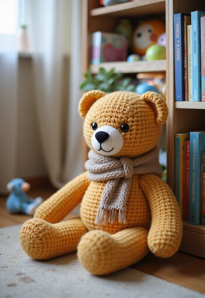 Friendly Guide to Crochet Plushies Pattern Free with 20 Cute Craft Inspirations - 8. Cute Bear