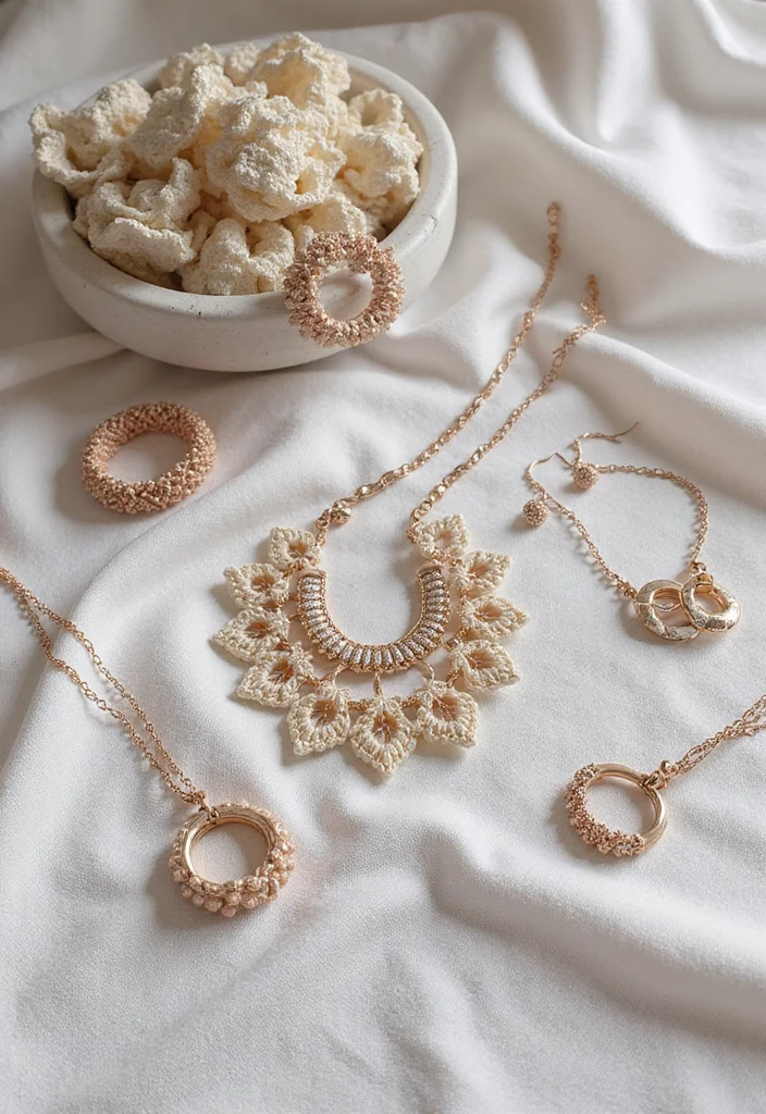 Friendly Guide to Crochet Top Patterns - Featuring 19 Stylish Craft Inspirations - 19. The Unique Jewelry