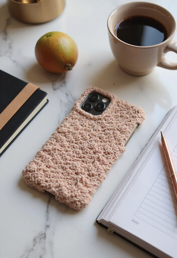 Friendly Guide to Easy Things to Crochet: 20 Simple and Charming Inspirations - 17. Crochet Phone Cases