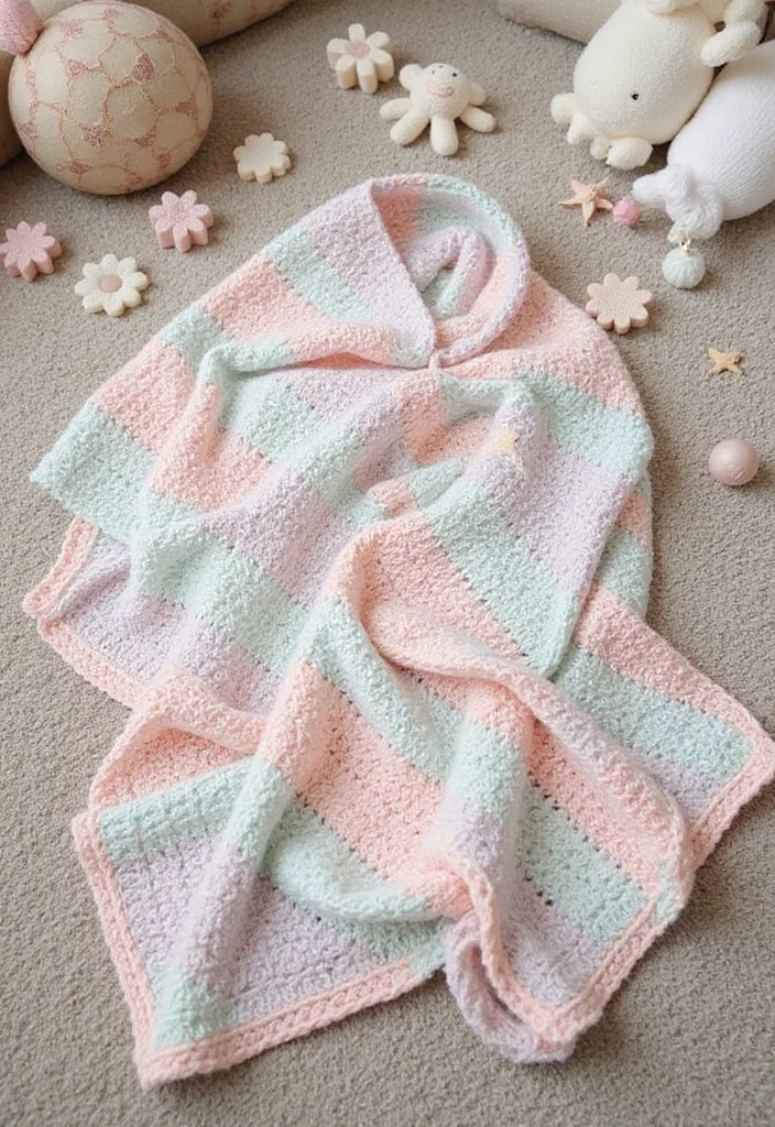 Friendly Guide to Easy Things to Crochet: 20 Simple and Charming Inspirations - 8. Charming Baby Blankets