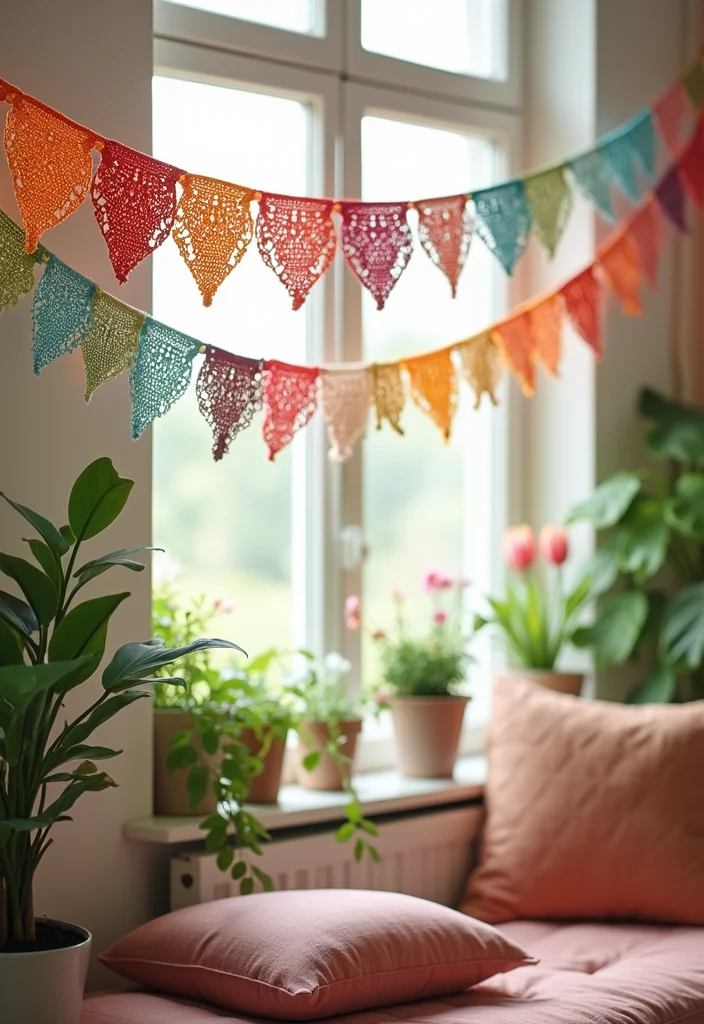 Friendly Guide to Easy Things to Crochet: 20 Simple and Charming Inspirations - 9. Decorative Bunting