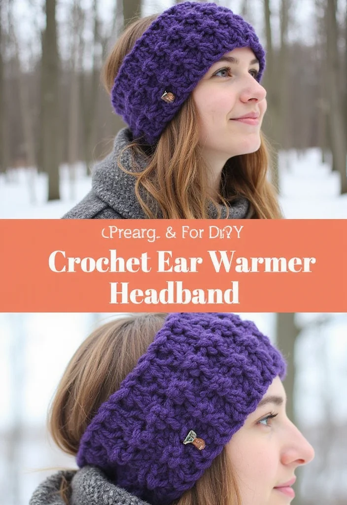 Helpful Guide to Crochet Headband Pattern Free: Showcasing 17 Trendy Inspirations - 10. Cozy Ear Warmers