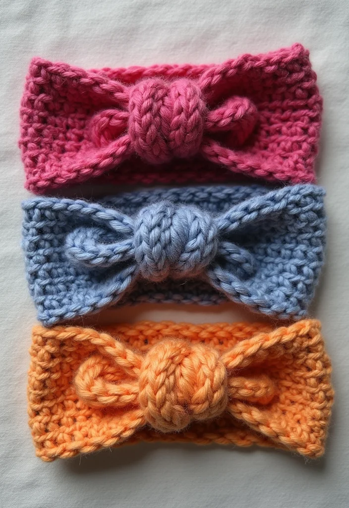 Helpful Guide to Crochet Headband Pattern Free: Showcasing 17 Trendy Inspirations - 6. The Knotted Headband
