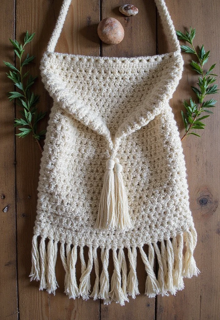 Helpful Guide to Crochet Purse Pattern Free with 17 Chic Craft Inspirations - 2. Bohemian Fringe Bag