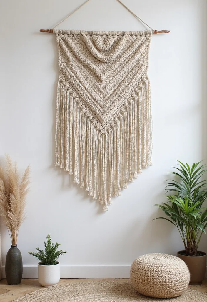Helpful Guide to Cute Things to Crochet: 19 Fun and Creative Inspirations - 4. Cute Crochet Wall Hangings