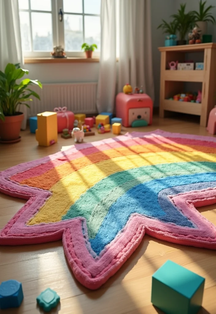 Helpful Guide to Star Blanket Crochet Pattern with 20 Cozy Craft Inspirations - 5. Rainbow Star Blanket