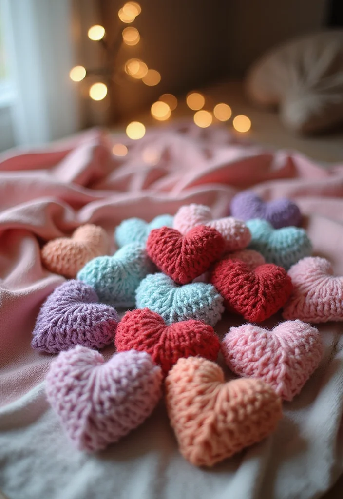 Step-by-Step Guide to Crochet Christmas Ornaments Free Featuring 17 Festive Inspirations - 11. Sweet Crochet Hearts