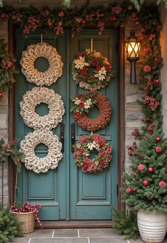 Step-by-Step Guide to Crochet Christmas Ornaments Free Featuring 17 Festive Inspirations - 16. Elegant Crochet Wreaths