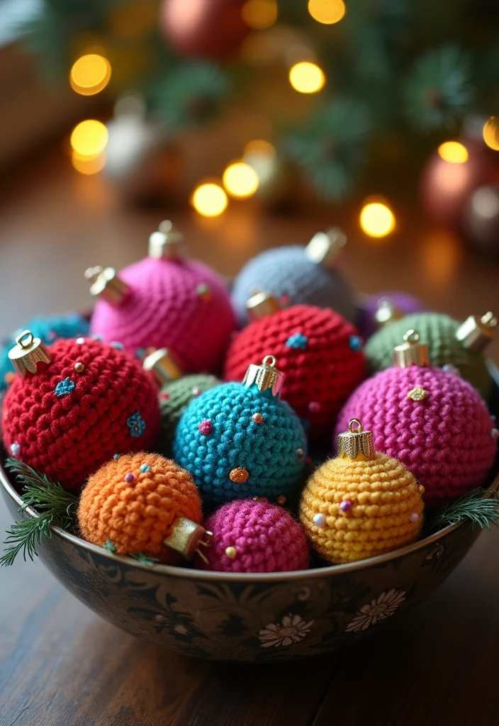 Step-by-Step Guide to Crochet Christmas Ornaments Free Featuring 17 Festive Inspirations - 9. Unique Crochet Baubles