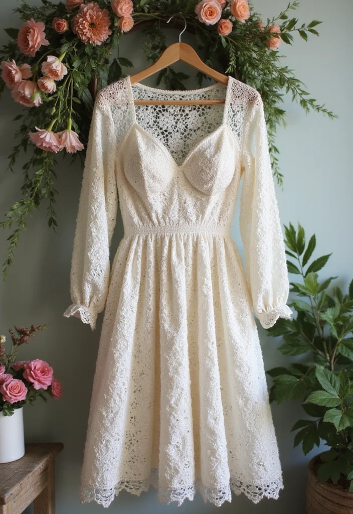 Step-by-Step Guide to Crochet Dress Pattern Free Featuring 20 Stylish Inspirations - 3. The Sweetheart Neckline