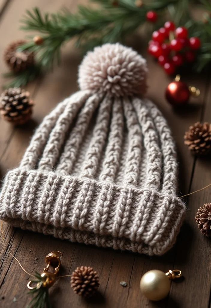 Step-by-Step Guide to Crochet Gifts for Men Showcasing 17 Unique Craft Inspirations - 4. Crochet Beanie for Winter Warmth