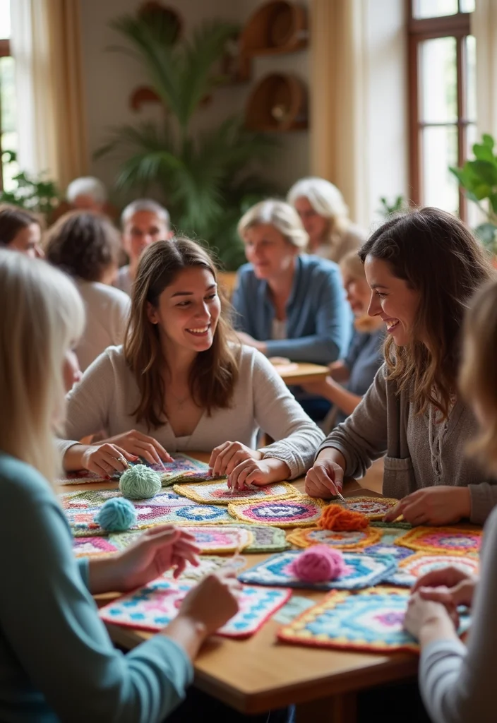 Step-by-Step Guide to Crochet Granny Square Cardigan with 18 Cozy Craft Inspirations - 17. Join a Crochet Community