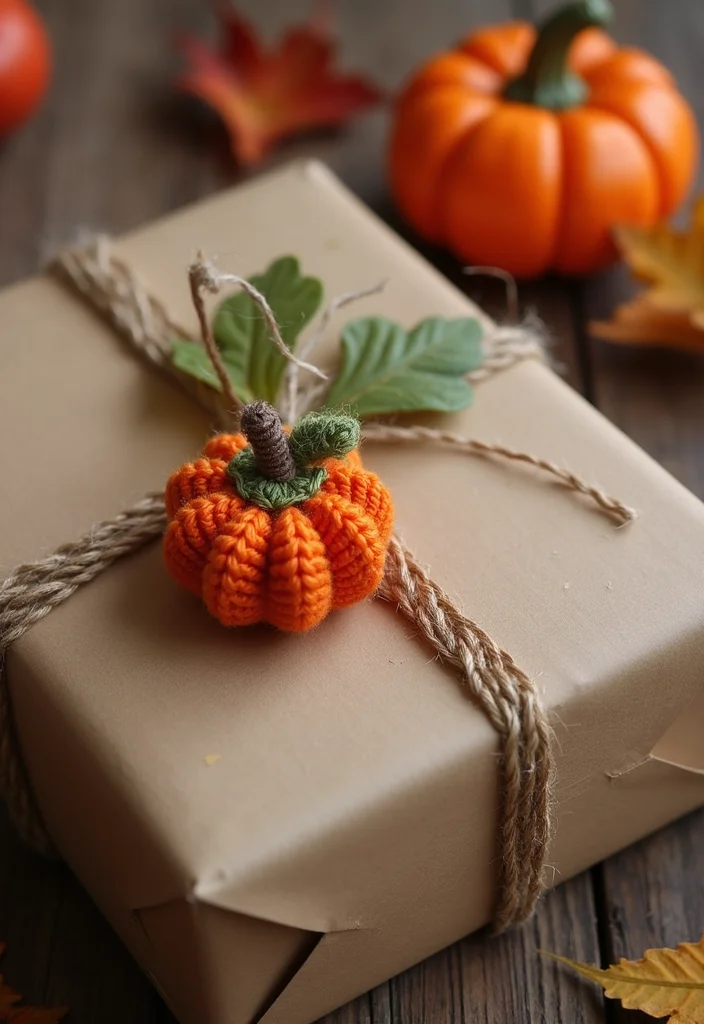 Step-by-Step Guide to Crochet Pumpkin Free Pattern with 18 Festive Craft Inspirations - 10. Miniature Crochet Pumpkins for Gift Tags