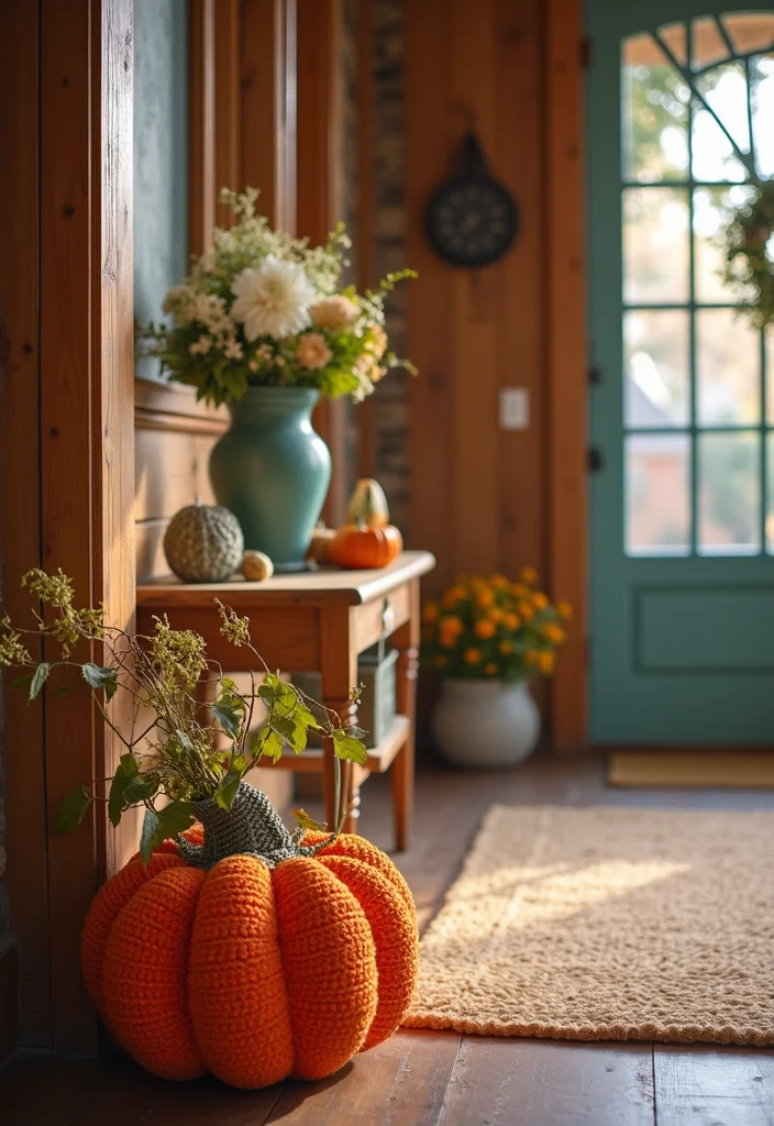 Step-by-Step Guide to Crochet Pumpkin Free Pattern with 18 Festive Craft Inspirations - 18. Crochet Pumpkin Doorstop