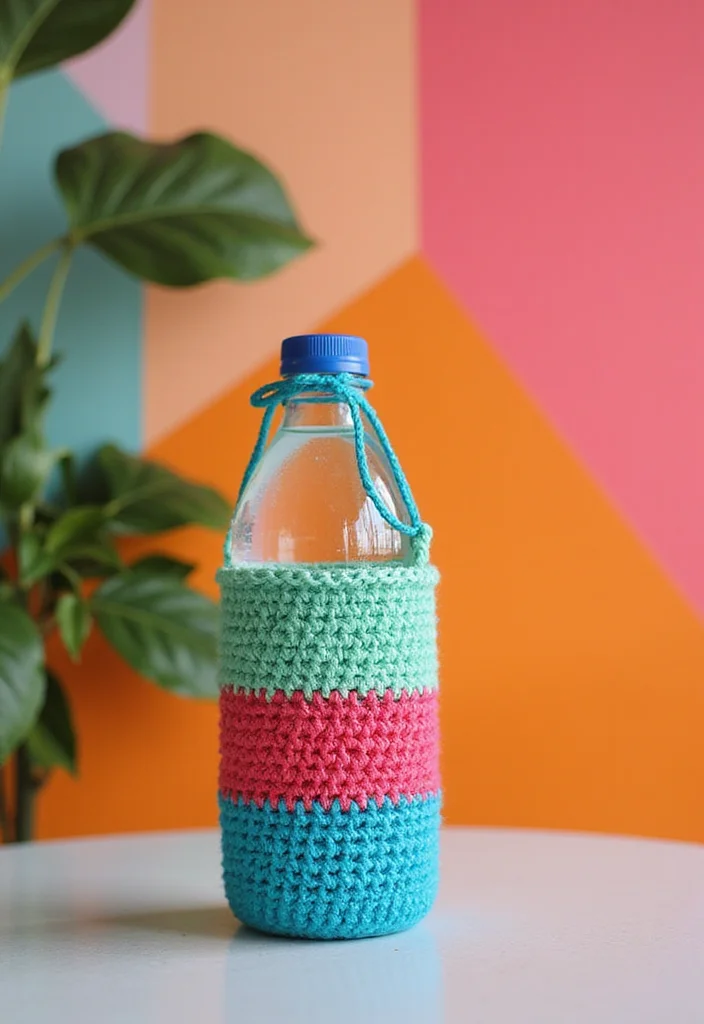 Step-by-Step Guide to Crochet Water Bottle Holder with 20 Useful Craft Inspirations - 18. Show Off Your Creation