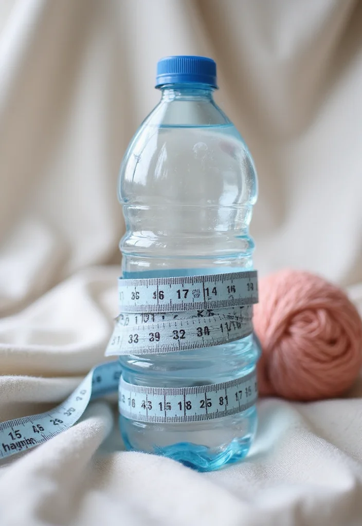 Step-by-Step Guide to Crochet Water Bottle Holder with 20 Useful Craft Inspirations - 4. Measure Your Bottle