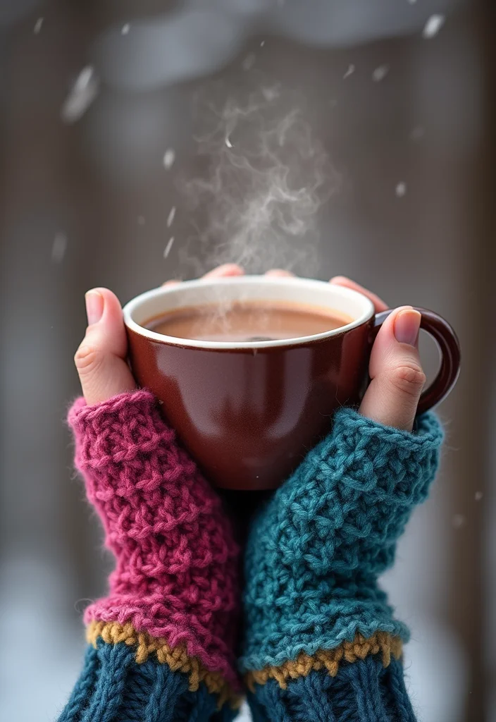 Step-by-Step Guide to Scrap Yarn Crochet Projects: Showcasing 20 Fun and Resourceful Inspirations - 15. Hand Warmers or Mittens