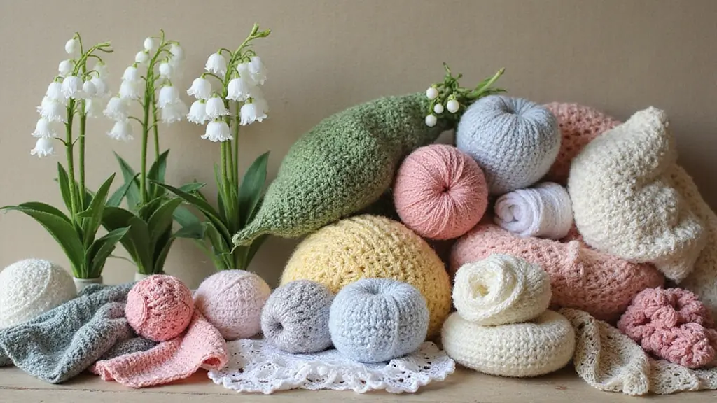 25 Delicate Lily of the Valley Crochet Ideas for Floral Decor and Lace Edging