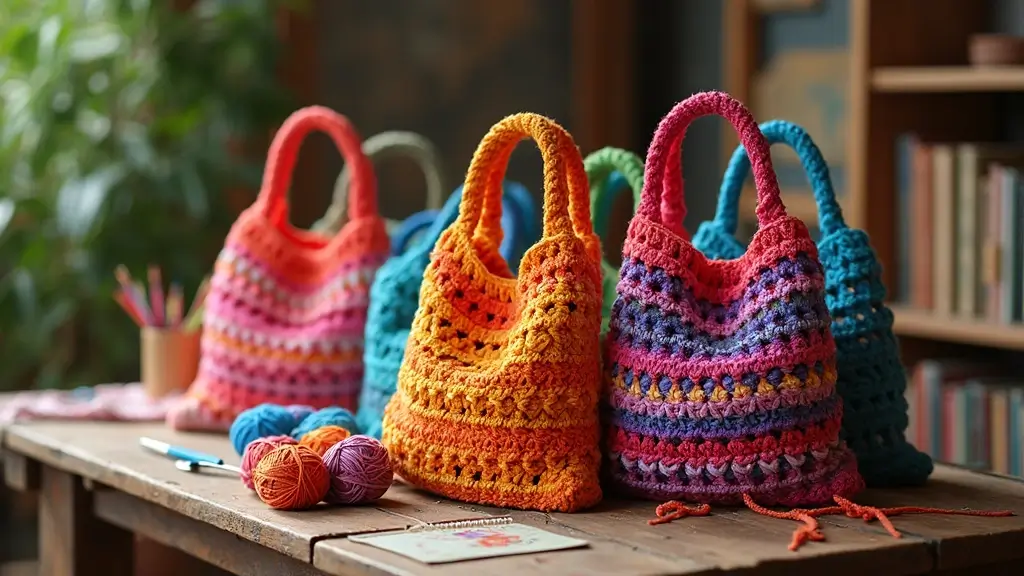25 Stylish and Practical Crochet Tote Bags Free Patterns for Everyday Fashion