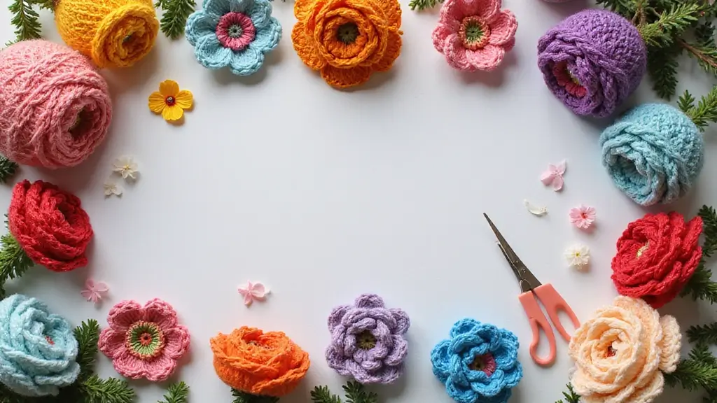 28 Stunning Flower Crochet Tutorials with 3D Designs and Petal Variations