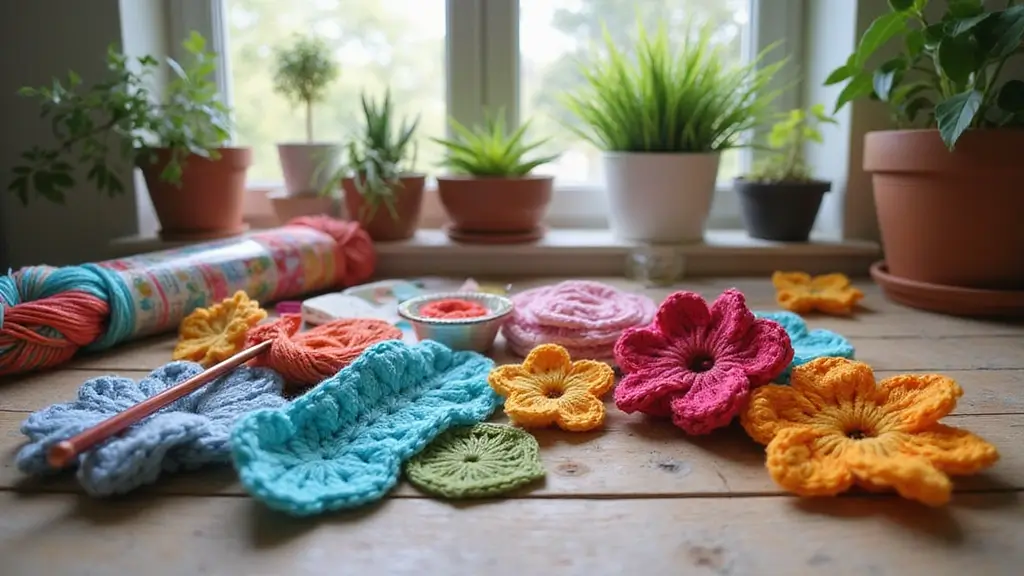 30 Crochet Flowers Free Pattern Tutorials for Home Decor and Accessories