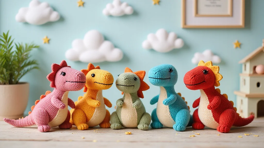 Complete Guide to Crochet Dinosaur Pattern Free: Showcasing 20 Fun and Playful Inspirations