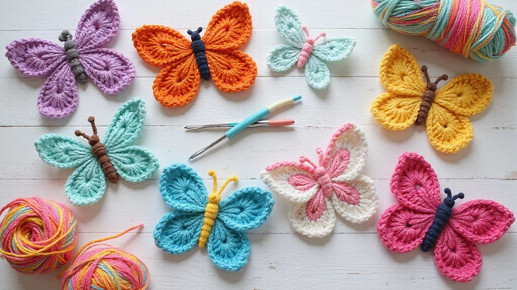 Essential Guide to Crochet Butterfly Free Pattern: Showcasing 20 Colorful Inspirations